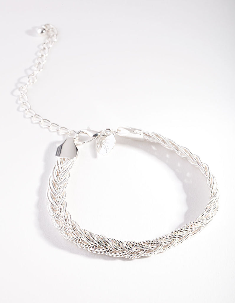 Top Silver Rope bracelet