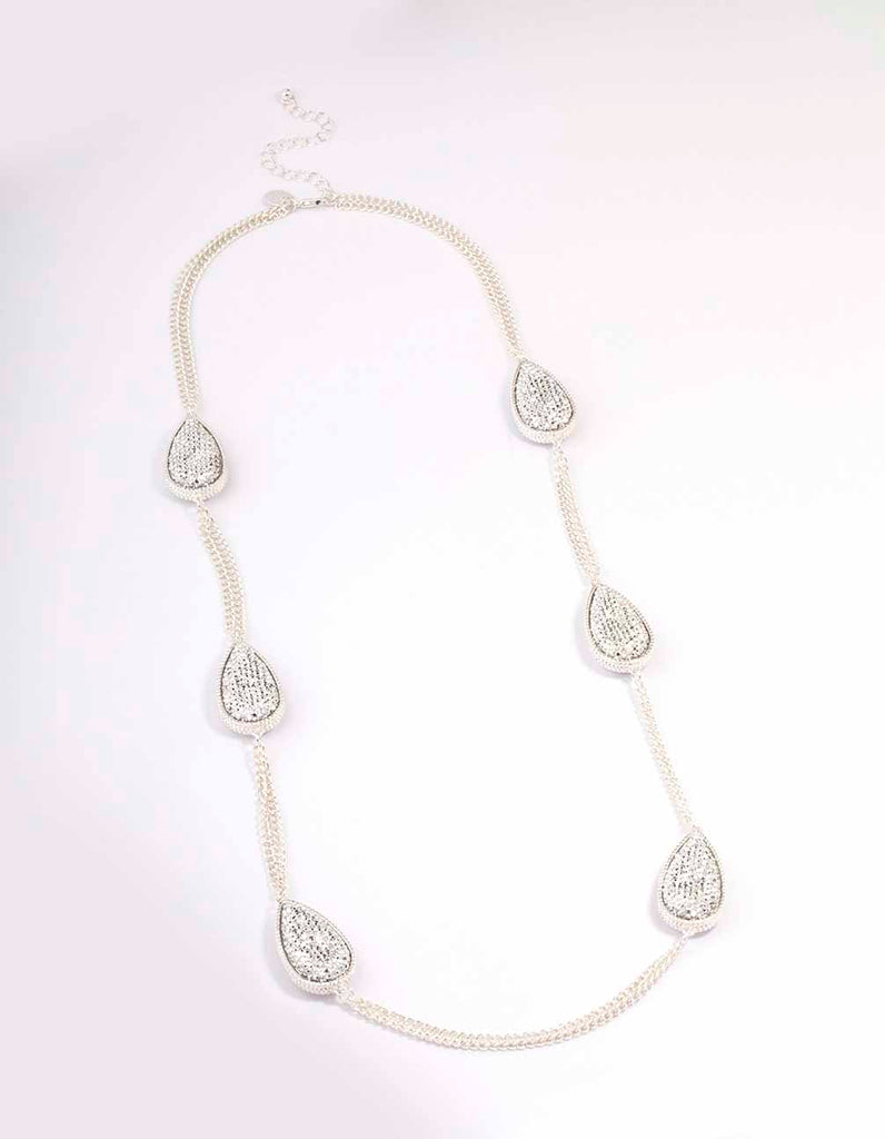 Silver hot sale paparazzi necklace