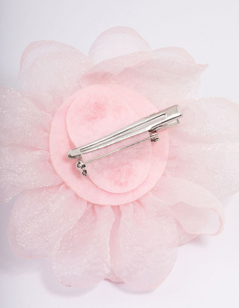 Dahlia brooch • Fabric flower popular pin • Floral hair clip