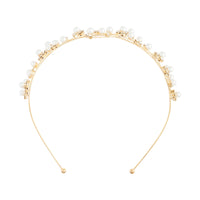 Wire Pearl Crystal Headband - link has visual effect only