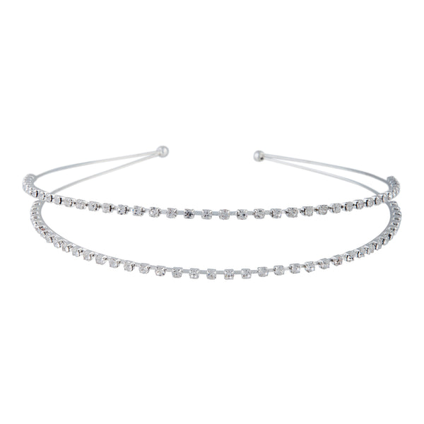 Crystal Double Row Alice Band