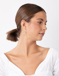 Sterling Silver Layered Twist Earrings - link has visual effect only