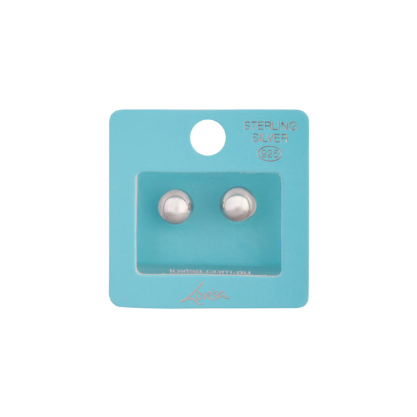 Sterling Silver 10mm Ball Stud Earrings