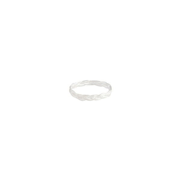 Sterling Silver Plaited Band Ring