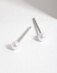 Faux Pearl Mini Stud Earrings - link has visual effect only