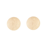 Gold Texture Oversized Disc Earrings - link has visual effect only