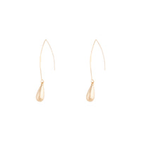 Gold Long Teardrop Earrings - link has visual effect only