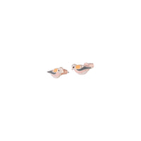 Rose Gold Multi Coloured Bird Earrings - link has visual effect only