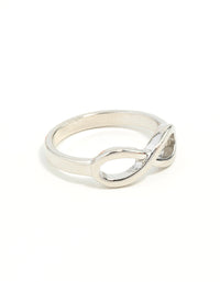 Silver Infinity Classic Ring - link has visual effect only