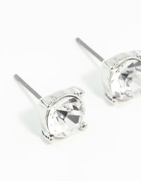 2 Carat Glass Stud Earrings - link has visual effect only