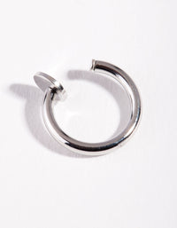 Silver Faux Body Ring - link has visual effect only