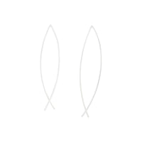 Sterling Silver Twist Thread Earrings - link has visual effect only