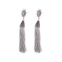 DIAMANTE STARBURST TASSLE Earrings - link has visual effect only