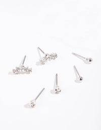 Silver Mini Crawler Earring Pack - link has visual effect only