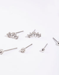 Silver Mini Crawler Earring Pack - link has visual effect only