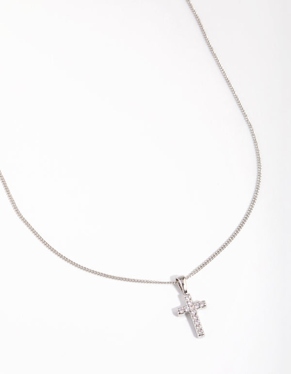 Crystal Cross Necklace