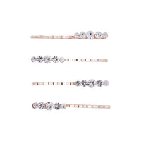 Rose Gold Crystal Round Pink 4-Pack - link has visual effect only