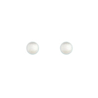 Classic Silver Mermaid Stud Earrings - link has visual effect only