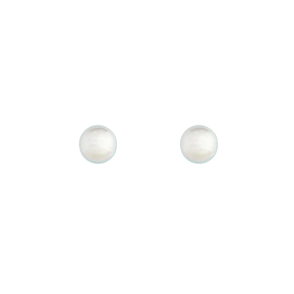 Classic Silver Mermaid Stud Earrings