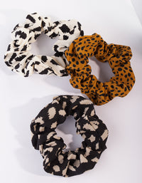 Mixed Leopard Scrunchie Pack - link has visual effect only