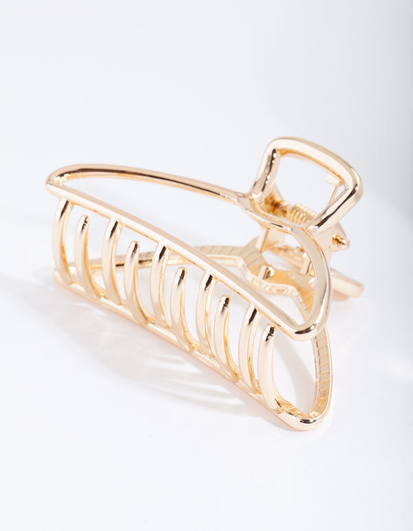 Gold Minimal Claw Clip