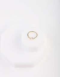 Gold Plated Sterling Silver Open Celestial Ring - link has visual effect only