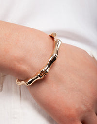 Bamboo Clamp Clip Bracelet - link has visual effect only