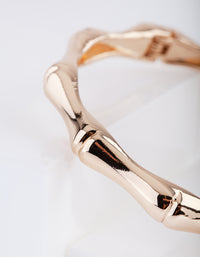 Bamboo Clamp Clip Bracelet - link has visual effect only