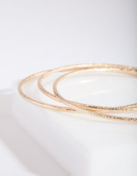 Gold Sparkle Bangle Set - link has visual effect only