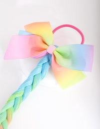 Kids Rainbow Fake Hair Tie - link has visual effect only