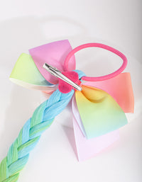 Kids Rainbow Fake Hair Tie - link has visual effect only