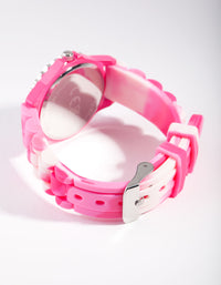 Kids Pink Unicorn Linked Watch - link has visual effect only