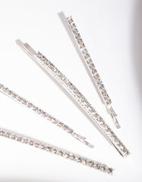 Rhodium Diamante Pin 4-Pack - link has visual effect only