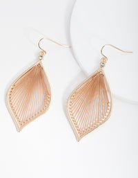 Brown Drop Earrings - link has visual effect only