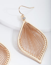 Brown Drop Earrings - link has visual effect only