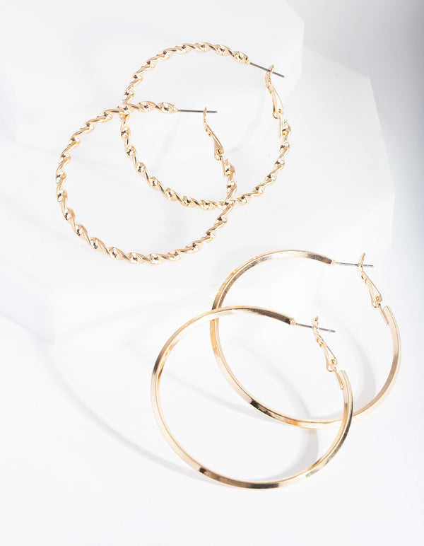 Gold Ultimate Hoop Earring Pack