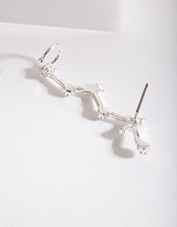 Silver Star Diamante Ear Cuff - link has visual effect only