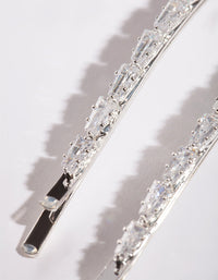 Cubic Zirconia 9cm Hair Pin Pack - link has visual effect only