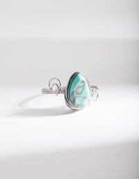 Semi-Precious Turquoise Ring - link has visual effect only