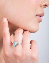 Semi-Precious Turquoise Ring - link has visual effect only