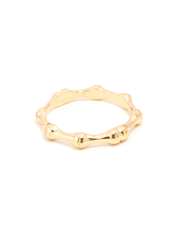 Gold Bamboo Ring