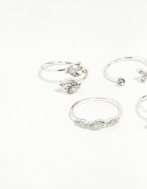 Sterling Silver outlet Gemstone Ring Bundle