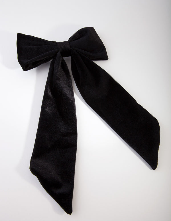 Black Bow Clip