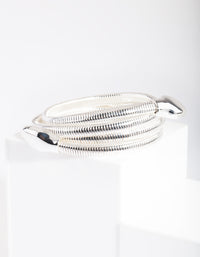 Silver Snake Wrap Bracelet - link has visual effect only