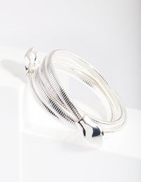 Silver Snake Wrap Bracelet - link has visual effect only