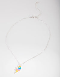 Silver Unicorn Ice Cream Necklace - link has visual effect only