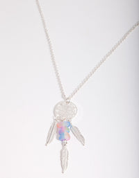 Kids Silver Dreamcatcher Necklace - link has visual effect only