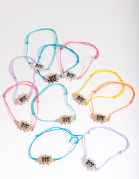 Kids Mix Metal Multicoloured BFF Bracelet Pack - link has visual effect only