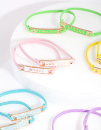 Kids Mixed Enamel Stretch BF Bracelet Pack - link has visual effect only