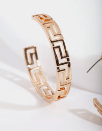 Gold Grecian Hoop Earrings - link has visual effect only